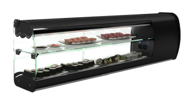 Neumärker Kühlvitrine Slim 6 x GN 1/6 schwarz...