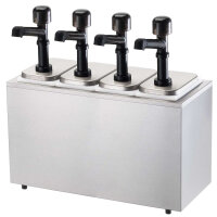 Soßenspender mit 4 Pumpen B-Ware