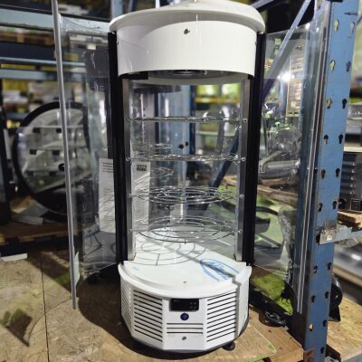Neumärker Tortenvitrine Dolce mit 2 Glastüren Weiß