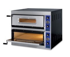GGF Pizzaofen E-Start Line mit zwei Kammern für 8...