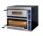 GGF Pizzaofen E-Start Line mit zwei Kammern für 8 Pizzen Ø  320 mm 900x785x750 mm 8,4 kW 230-400V