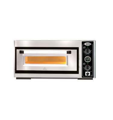 GMG - Pizzaofen PF4040 E18 m. Thermom. elektrisch -1x Ø 39cm | 3,5 kW | 230V - Edelstahl 1 Backkammer m. 18cm Höhe