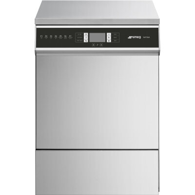 SMEG Frischwasserspülmaschine mit Enthärter Ablaufpumpe Reinigerdosierer Klarspüldosierer 7kW 400V B-Ware