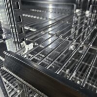 Getränkekühlschrank mit Schiebetüren schwarz 1000 Liter B-Ware