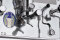 La Pavoni Diamante Handhebel-Espressomaschine 3-Gruppig Edelstahl-Gold 5,4kW 400V B-Ware