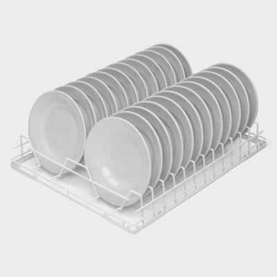 Smeg Teller - Drahtkorb, 600x500mm, für 24 Teller ø 260mm B-Ware