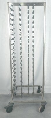 Teller-Stapelsystem fahrbar aus Edelstahl für max. 80 Teller B-Ware