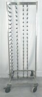 Teller-Stapelsystem fahrbar aus Edelstahl für max. 80 Teller B-Ware