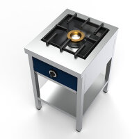 Pancake Gaskocher mit 1 Brenner 8 kW