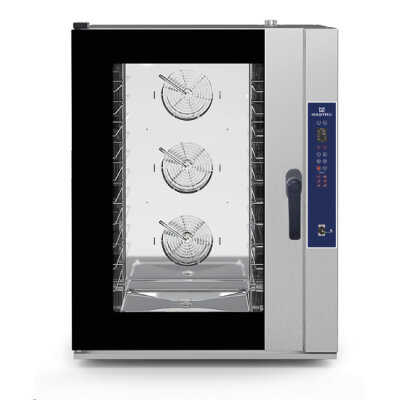 Elektro-Kombidämpfer mit Direkteinspritzung und automatischer Reinigung 10 x GN 1/1 oder 600x400 mm 15,8 kW 400V