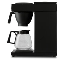Filterkaffeemaschine mit 1 Glaskanne 1,8 Liter und 2 Warmhalteplatten, manuelle Wasserbefüllung