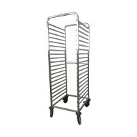 B.PRO Regalwagen Edelstahl für 20 x GN1/1...