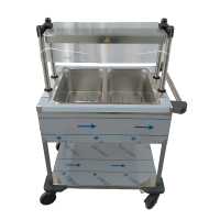 B.PRO SAW 2 Speisenausgabewagen beheizbar offen...