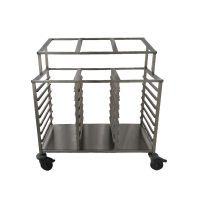 B.PRO Regalwagen für Kühlstation für 27 x...