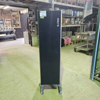 B.PRO Tablett-Abräumwagen für 12 Gastronorm-Tabletts 530x325mm 1 Tür rechts angeschlagen  Seiten- und Rückwandverkleidung Graphitschwarz  468x673x1550mm B-Ware