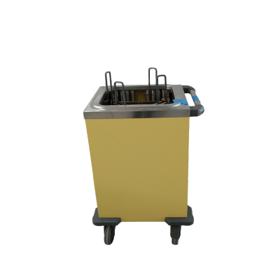 B-PRO Tellerspender unbeheizt Ginstergelb, ca. 80 Teller B-Ware