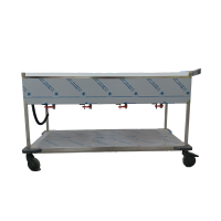B.PRO Speiseausgabenwagen beheizbar offen 4 Becken...