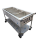 B.PRO Speiseausgabenwagen beheizbar offen 4 Becken separat regel- und beheizbar (+30°C bis +95°C) B-Ware
