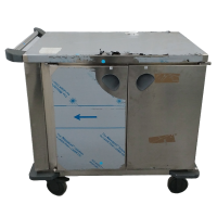 B.PRO Speisentransportwagen Edelstahl Spritz- und...