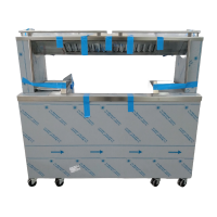 BC FS 2 Frontcooking-Station Absaugbrücke mit effizienter Absaug und Filterrechnik 1538x750x1361mm B-Ware