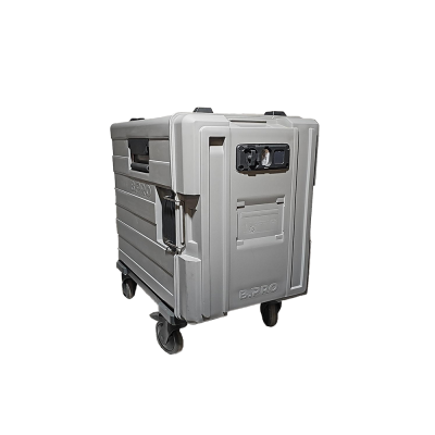 B.PROTHERM Speisentransportbehälter aus Kunststoff umluftbeheizt mit Rollen 3 x GN1/1 x 150 mm B-Ware