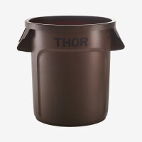 THOR ® Runder Behälter 38L 40 x 44 cm verfügbare Farben: BLAU, GRAU, WESS, GELB, GRÜN, ROT, BRAUN