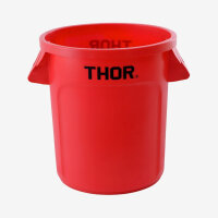 THOR ® Runder Behälter 38L 40 x 44 cm verfügbare Farben: BLAU, GRAU, WESS, GELB, GRÜN, ROT, BRAUN