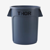 THOR ® Runder Behälter 60L 47 x 54,5 cm verfügbare Farben: BLAU, GRAU, WEISS,GELB, GRÜN, ROT