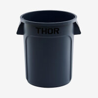 THOR ® Runder Behälter 75L 49 x 57 cm verfügbare Farben: BLAU, GRAU, WEISS, GELB, GRÜN, ROT, BLAU, BRAUN