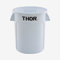 THOR ® Runder Behälter 75L 49 x 57 cm verfügbare Farben: BLAU, GRAU, WEISS, GELB, GRÜN, ROT, BLAU, BRAUN