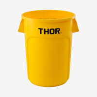 THOR ® Runder Behälter 166L 61 x 80 cm verfügbare Farben: BLAU, GRAU, WEISS, GELB, GRÜN, ROT, SCHWARZ