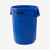 THOR ® Runder Behälter 166L 61 x 80 cm verfügbare Farben: BLAU, GRAU, WEISS, GELB, GRÜN, ROT, SCHWARZ