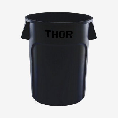 THOR ® Runder Behälter 208L 67 x 84 cm verfügbare Farben: BLAU, GRAU, WEISS, GELB, GRN, ROT, SCHWARZ