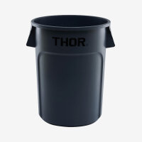 THOR ® Runder Behälter 208L 67 x 84 cm verfügbare Farben: BLAU, GRAU, WEISS, GELB, GRN, ROT, SCHWARZ