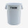 THOR ® Runder Behälter 208L 67 x 84 cm verfügbare Farben: BLAU, GRAU, WEISS, GELB, GRN, ROT, SCHWARZ