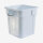 THOR ® Quadratförmige Behälter 106L 54,6 x 54,6 x 57,2 cm verfügbare Farben: GRAU, WEISS, ROT