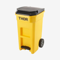 THOR ® Tret-Abfallcontainer 120L 52 x 66,3 x 94 cm verfügbare Farben: BLAU, GRAU, GELB, GRÜN, ROT, SCHWARZ