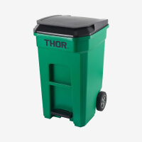 THOR ® Tret-Abfallcontainer 190L 62,1 x 72,8 x 100,5 cm verfügbare Farben: BLAU, GRAU, GELB, GRÜN, ROT, SCHWARZ