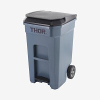 THOR ® Tret-Abfallcontainer 190L 62,1 x 72,8 x 100,5 cm verfügbare Farben: BLAU, GRAU, GELB, GRÜN, ROT, SCHWARZ
