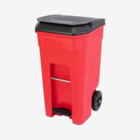 THOR ® Tret-Abfallcontainer 240L 64,5 x 76 x 115 verfügbare Farbe: BLAU, GRAU, GELB, GRÜN, ROT, SCHWARZ