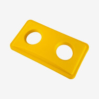 SVELTE ® Flaschen- und Dosenrecycling-Deckel 52,3 x 28,8 x 6,7 cm verfügbare Farben: BLAU, GRAU, GRÜN, ROT, GELB, BRAUN, SCHWARZ