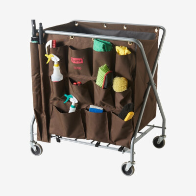 Stoff-Hängeorganizer Zubehör für 5042 X-Typ Wäschewagen 80.5 × 85.0 × 3.0cm verfügbare Farbe: BRAUN