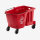 GRANDMAID  Eimer 33 L mit Zubehörkits 63.3 × 39.2 × 42.5cm verfügbare Farben: BLAU, GRÜN, ROT, GELB, BRAUN