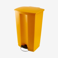 Tretabfallbehälter mit Rollen 87L 50,2 x 44,7 x 82,6 cm verfügbare Farben: BLAU, WEISS, GELB, ROT, BEIGE