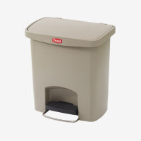 SVELTE ® Tretabfallbehälter 15L 37,7 x 23 x 39,9 cm verfügbare Farben: BLAU, GRAU, WEISS GELB, GRÜN, ROT, SCHWARZ, BEIGE