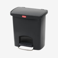 SVELTE ® Tretabfallbehälter 15L 37,7 x 23 x 39,9 cm verfügbare Farben: BLAU, GRAU, WEISS GELB, GRÜN, ROT, SCHWARZ, BEIGE