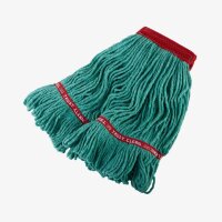 Mischgewebe-Mopps Mopp Größe Kopfband Farbe ROT Groß 12.7cm  verfügabre Farben: BLAU , GRÜN, ROT, WEISS