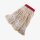 Mischgewebe-Mopps Mopp Größe Kopfband Farbe ROT Groß 12.7cm  verfügabre Farben: BLAU , GRÜN, ROT, WEISS