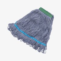 Mischgewebe-Mopps Mopp Größe Kopfband Farbe GRÜN Kopfband Größe 3,2 cm verfügbare Farben: BLAU, GRÜN, ROT, WEISS