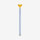 Moppstiel mit seitlichem Verschluss Abmessungen 137 cm  verfügbare Farben: BLUE, GRAY, GRN, RED, YEL